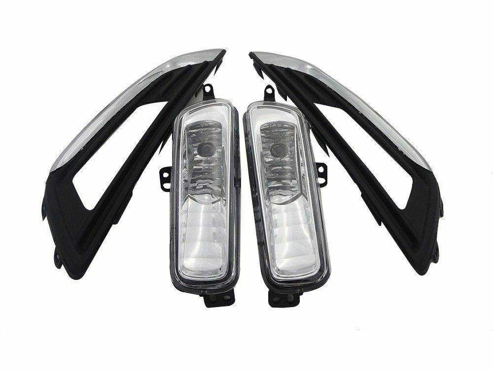 Premium Quality for 2015-2017 Ford Focus Bumper Fog Lights Driving Lamps Left+Right