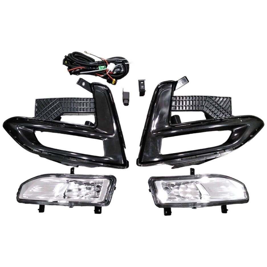 For 2020-2022 Nissan Sentra Upper and Lower Grilles with Fog Light Kit