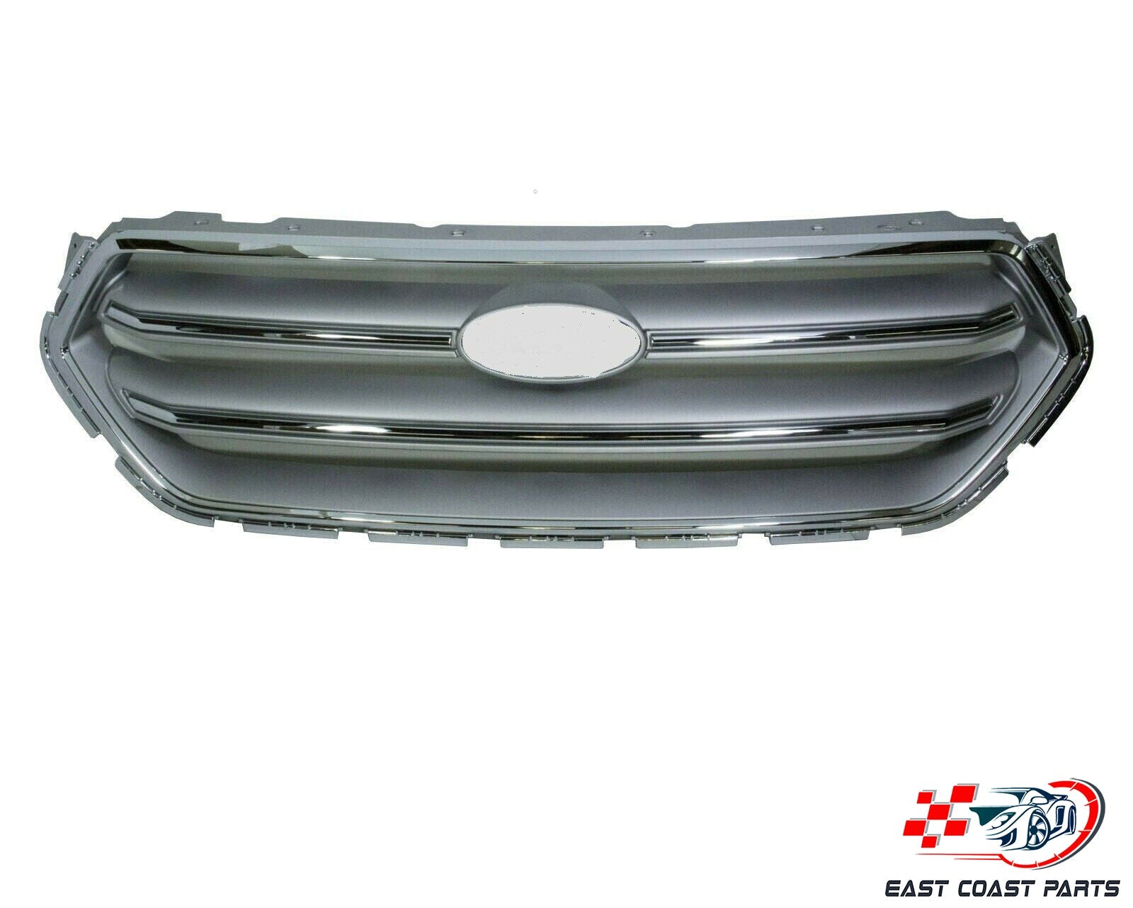 For 2017-2019 Ford Escape Bumper Grille Front Upper Chrome Grill