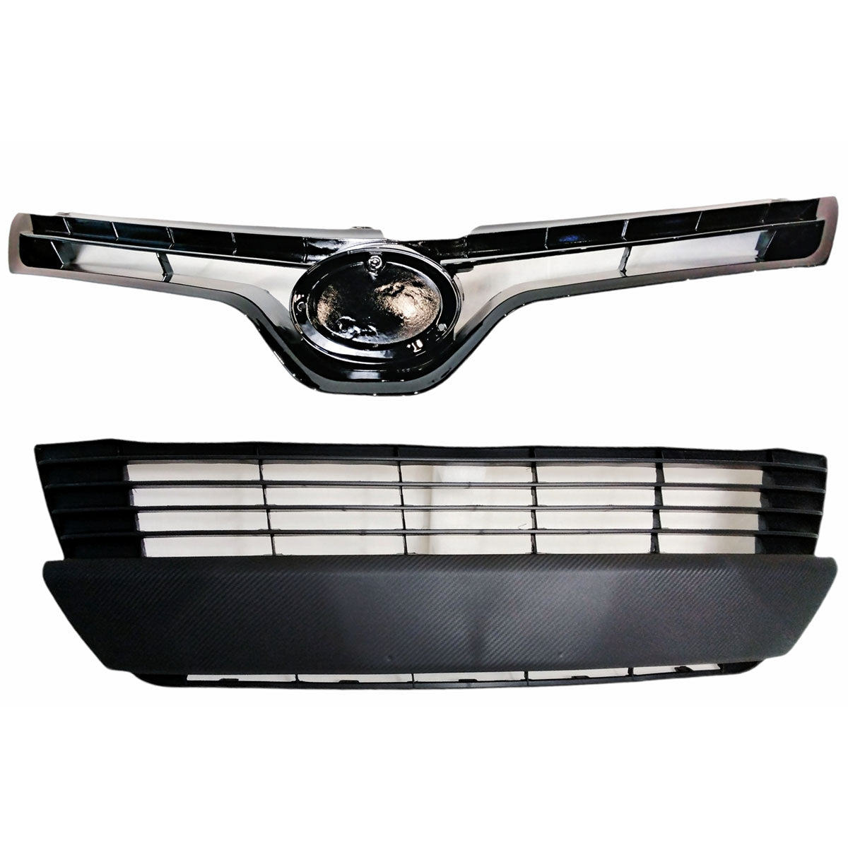 For 2014-2016 Toyota Corolla L LE Front Bumper Lower And Upper Grilles