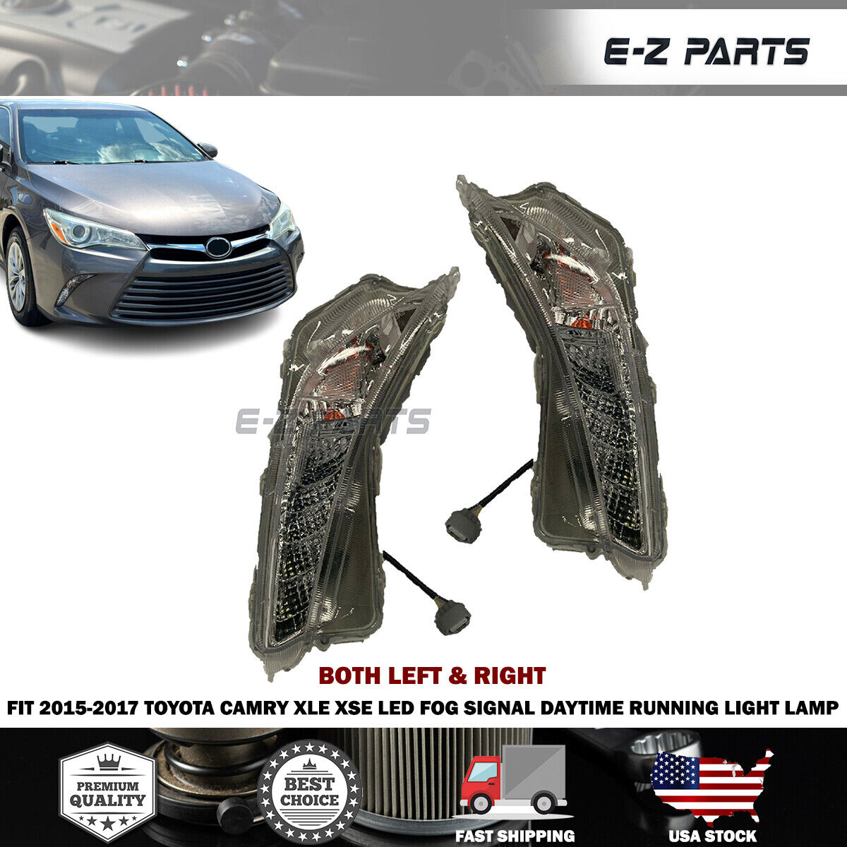 For 2015-2017 Toyota Camry LED Both Left & Right Signal Light XLE XSE