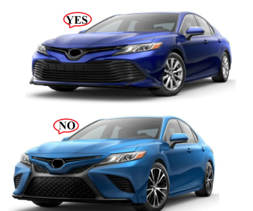 For 2018-2020 Toyota Camry Bumper Cover Facial Front