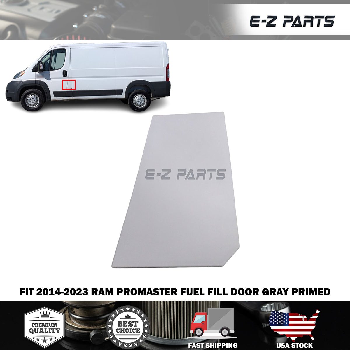 Fit 2014-2023 RAM Promaster Fuel Fill Door 5XP08DX8AC