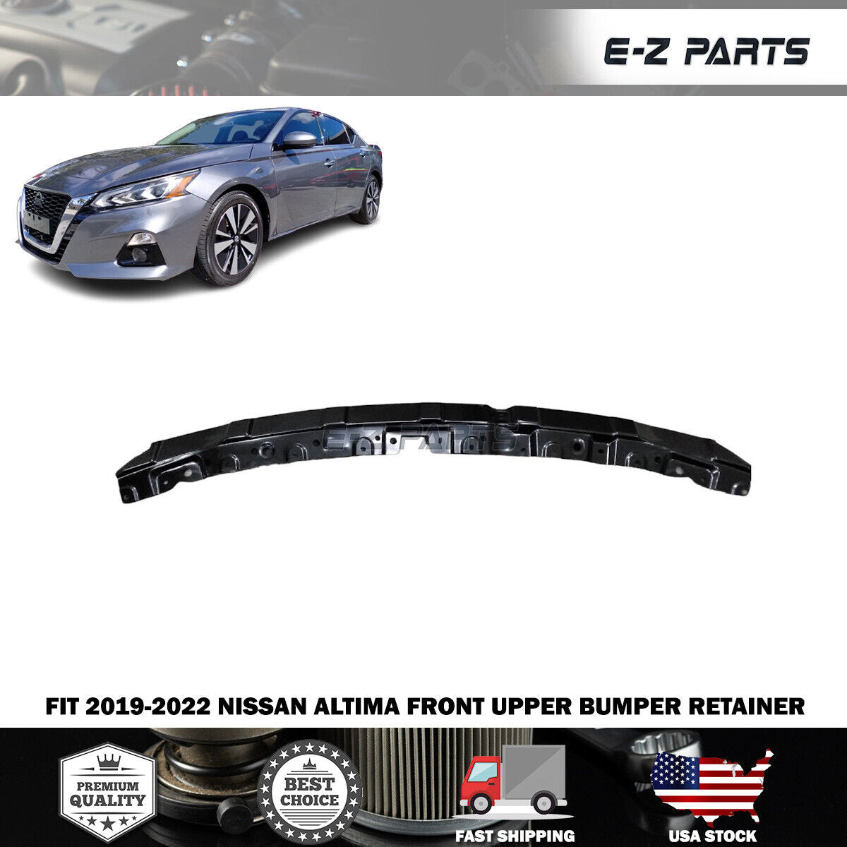For 2019-2022 Nissan Altima Front Upper Bumper Retainer