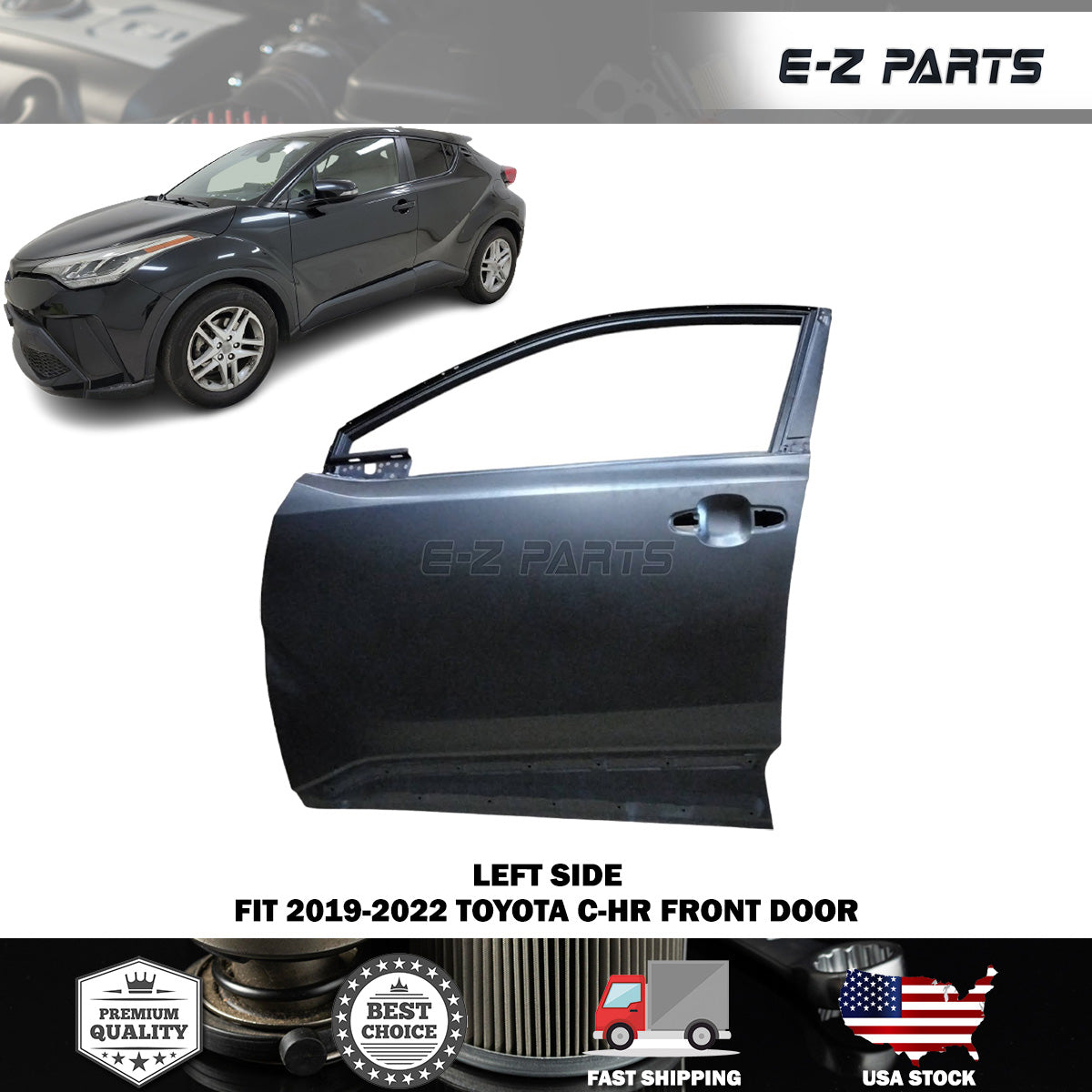 For 2019-2022 Toyota C-HR Left Front Door Driver Side LH