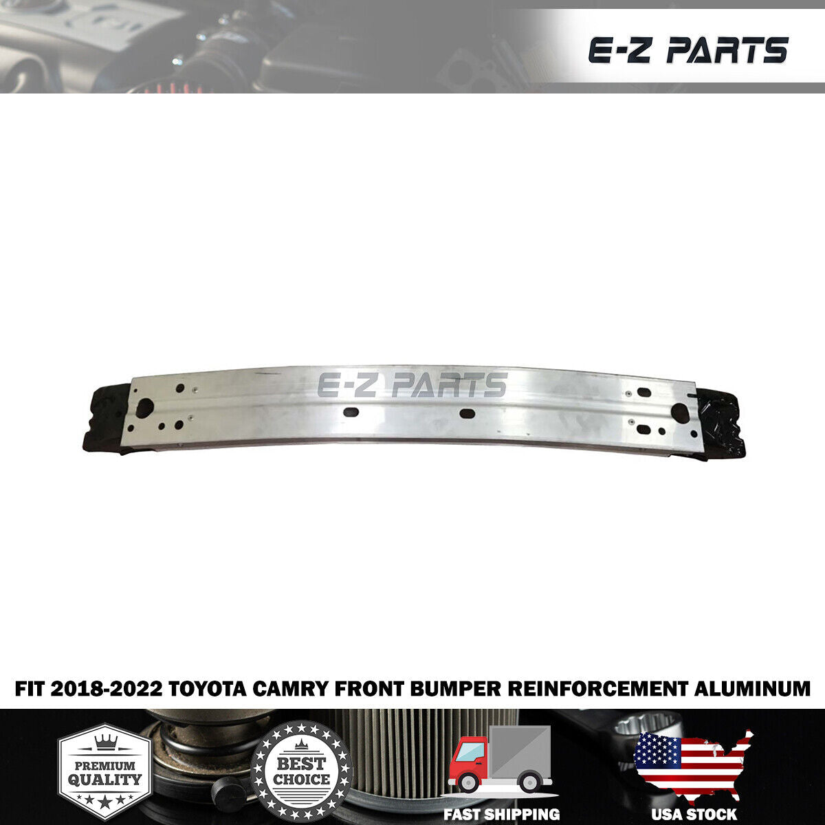 For 2018-2022 Toyota Camry Front Bumper Reinforcement Aluminum