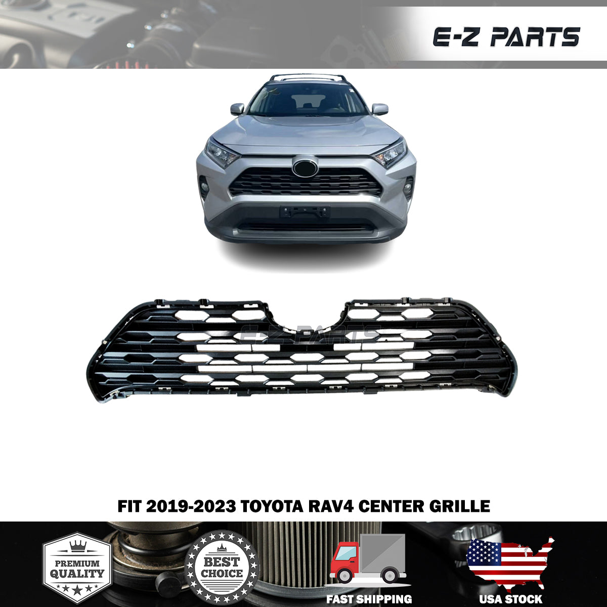 Fit 2019-2022 Toyota RAV4 Front Bumper Kit