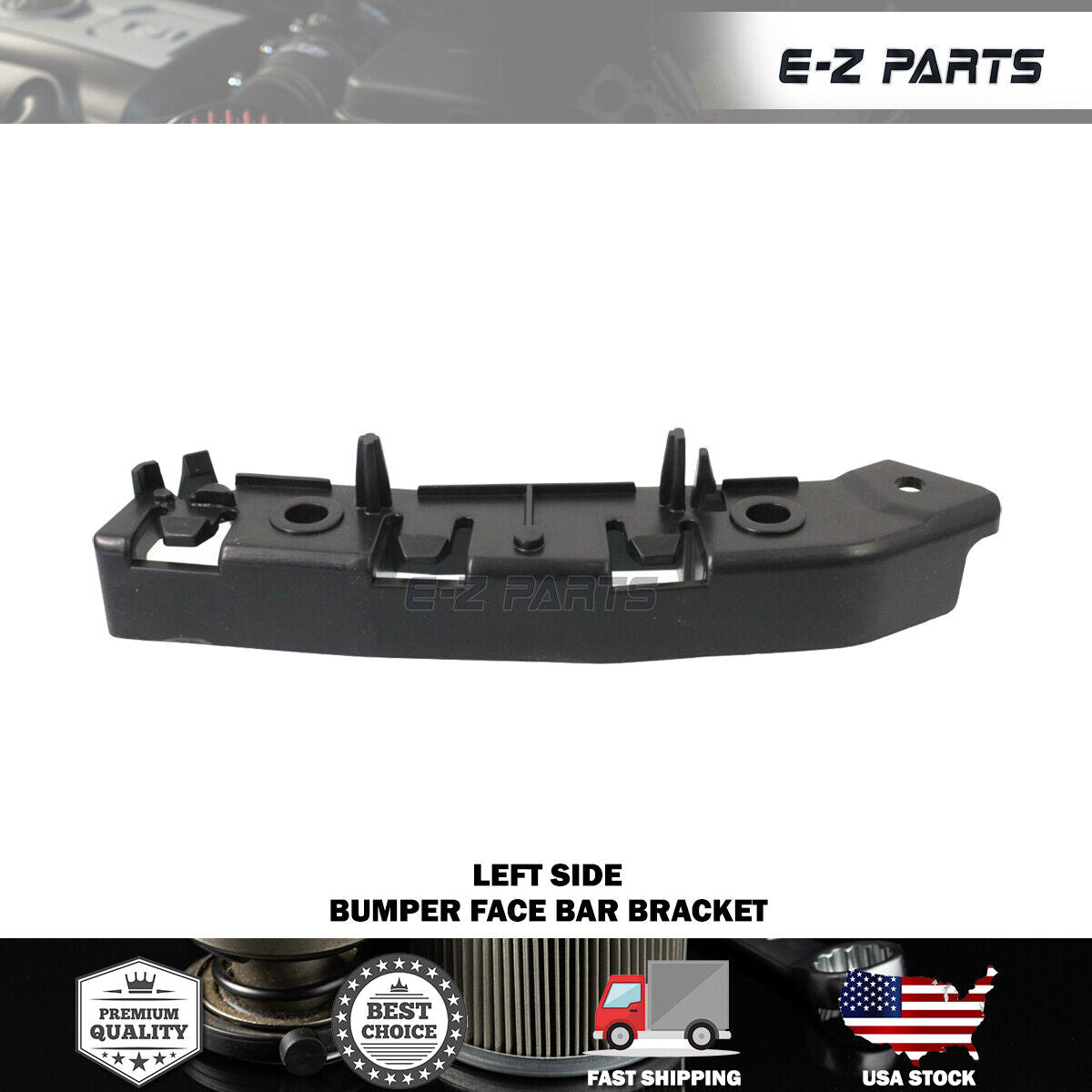 Premium Quality for 2012-2018 Ford Focus Bumper Face Bar Bracket Driver LH