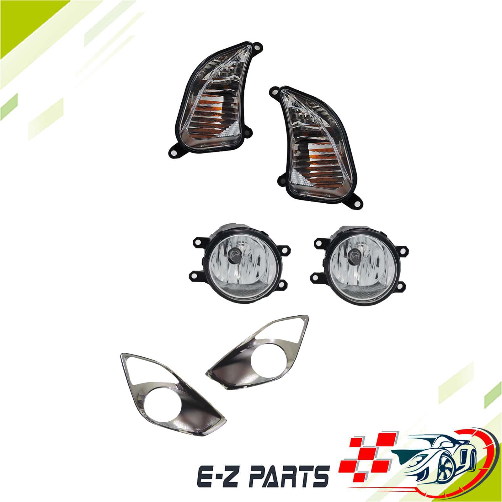 For 2019-2020 Ford Fusion Front Upper and Lower Grill Grille Chrome