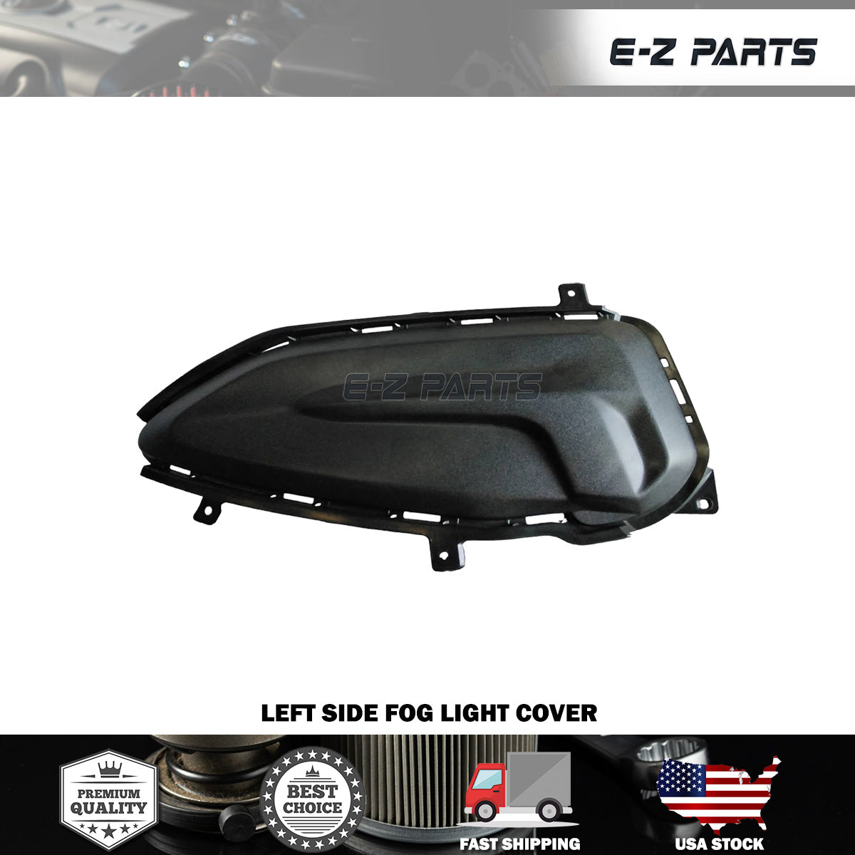 For 2019-2021 Ford Edge Left Fog Light Cover Driver Side LH