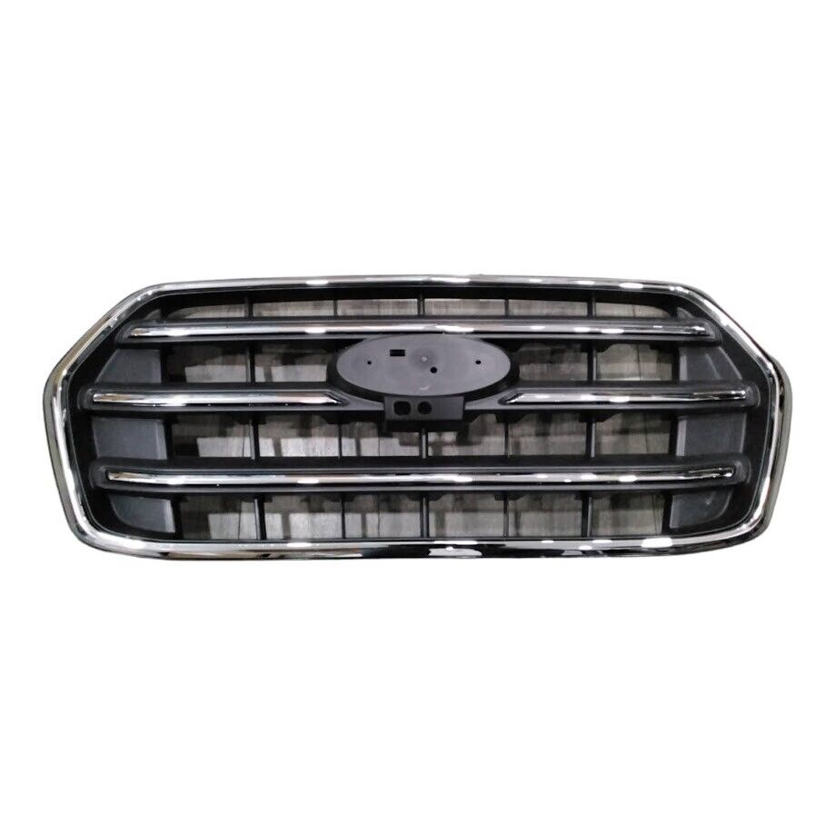 For 2020-2023 Ford Transit Front Upper Bumper with Upper Grille Chrome Surround