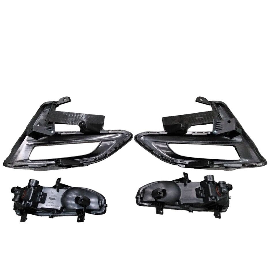 For 2020-2022 Nissan Sentra Upper and Lower Grilles with Fog Light Kit