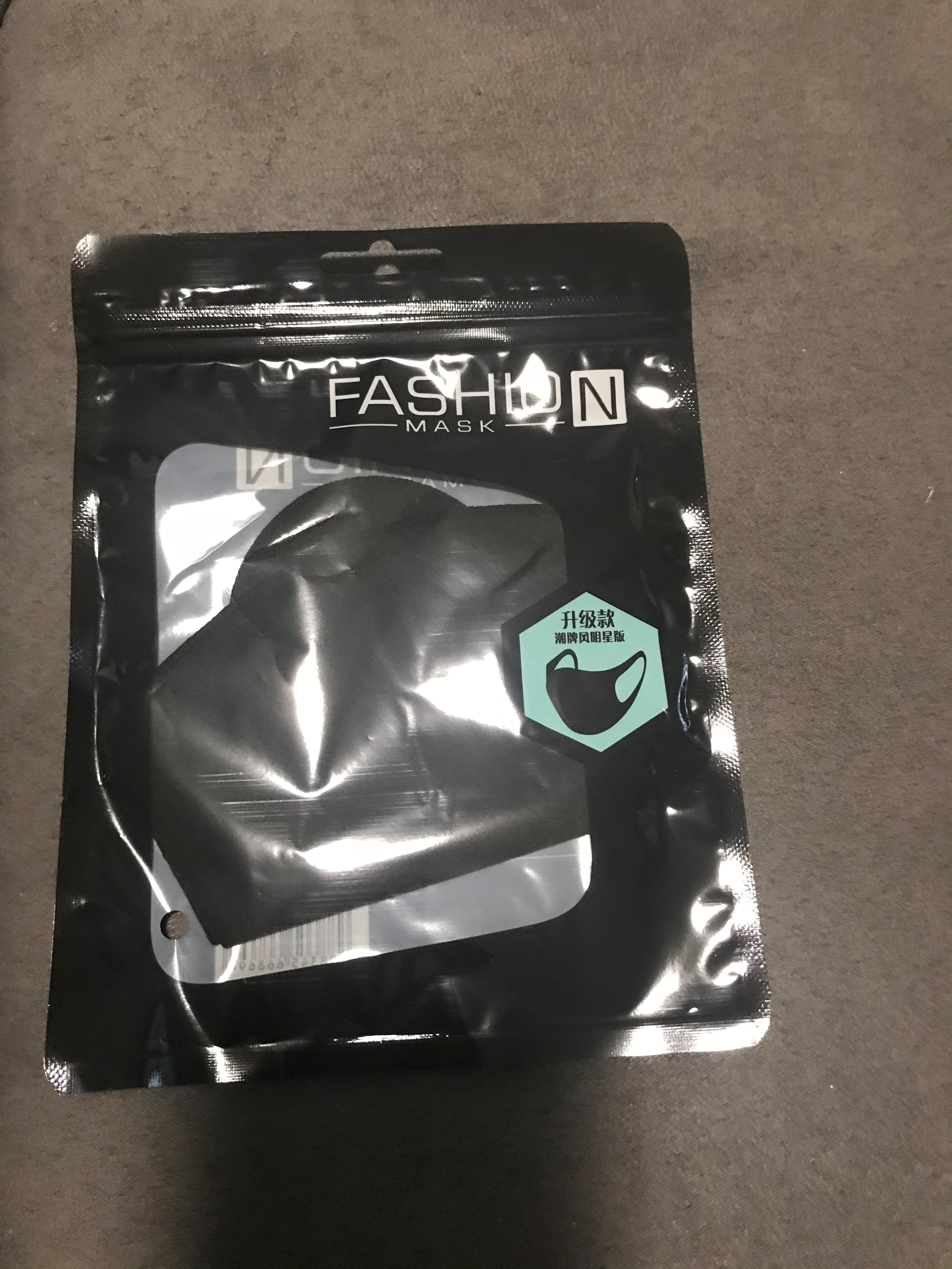 Reusable Washable Face Cover BLACK- USA STOCK