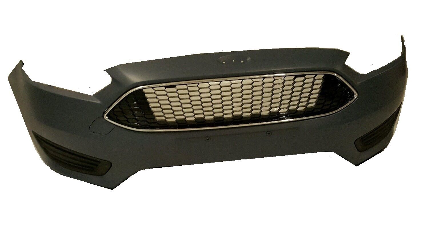 For 2015-2019 Ford Focus BUMPER WITH GRILLS AND FOG LIGHT COVER