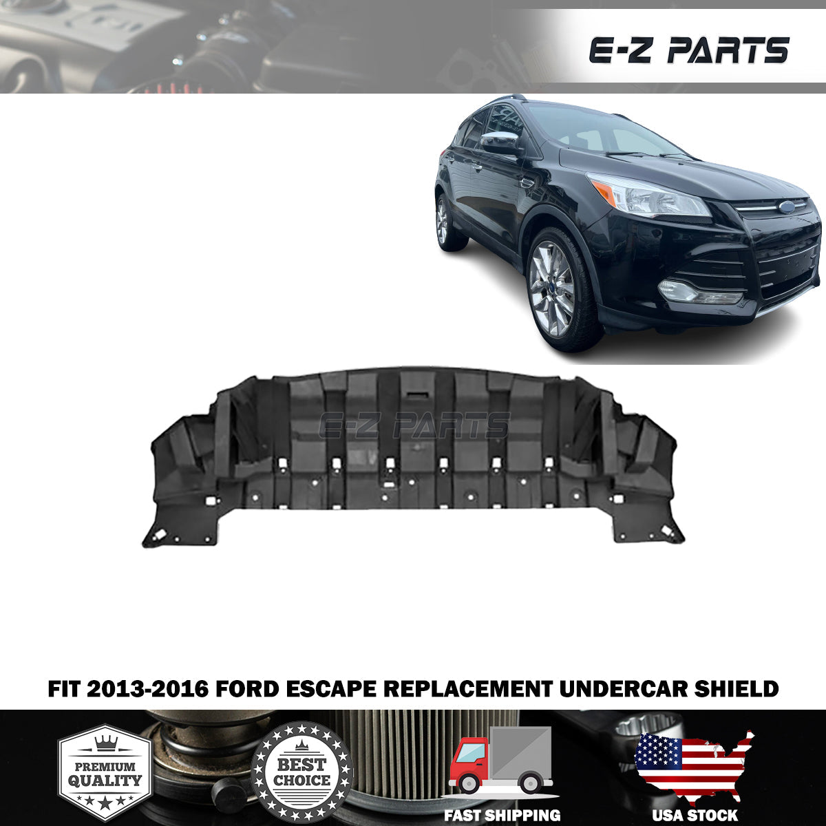 for 2013-2016 Ford Escape Replacement Undercar Shield