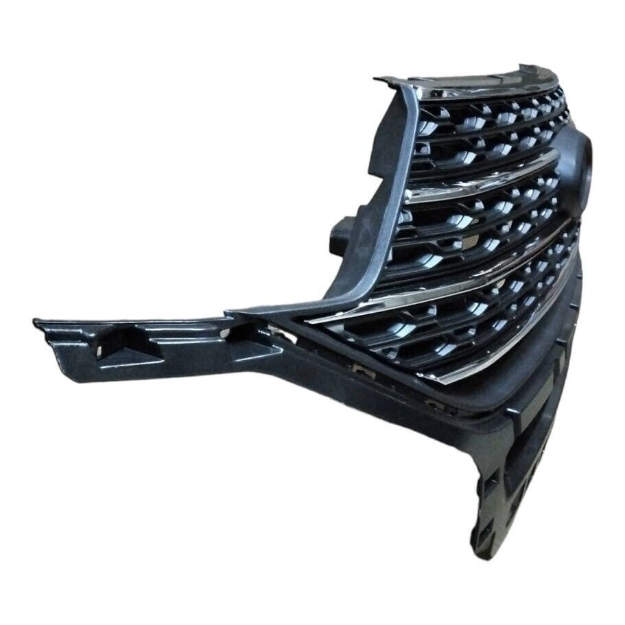 For 2020-2023 Ford Explorer XLT Grille Assembly with Chrome Molding