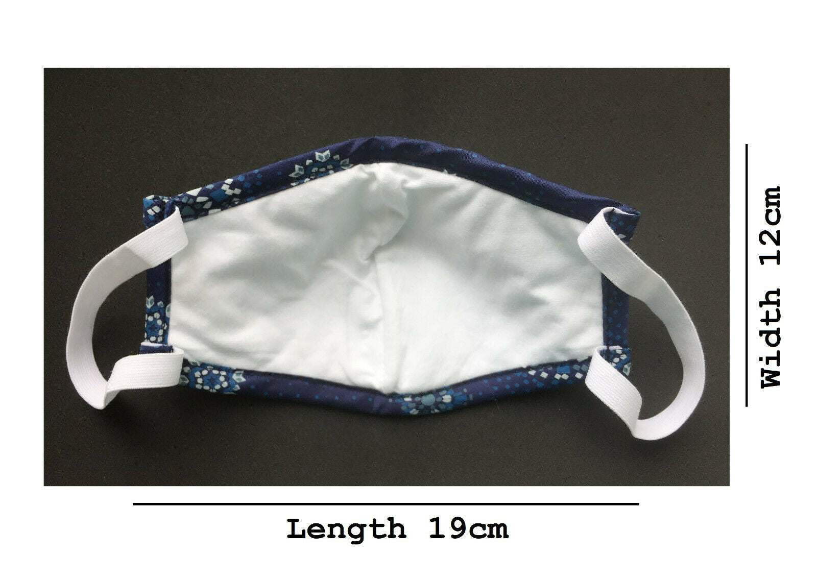 Reusable Washable Face Cover BLACK- USA STOCK