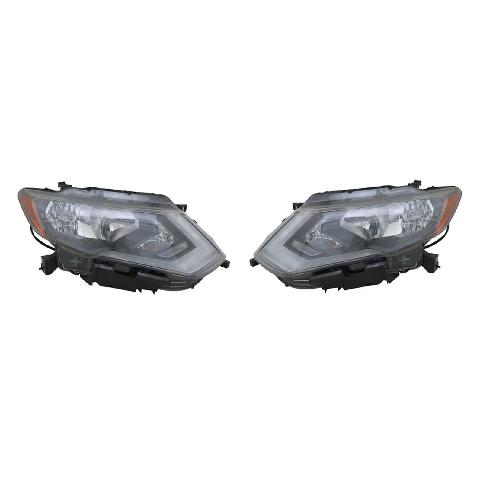 Premium Quality for 2017-2018 Nissan Rogue Headlight Both Left & Right Side