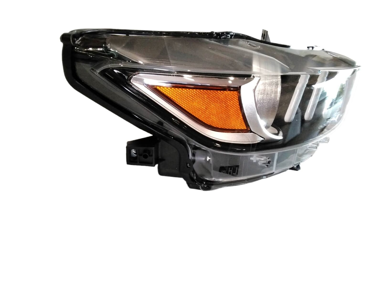 For 2015-2017 Ford Mustang HID DRL LED Tube Projector Black Headlight Passenger