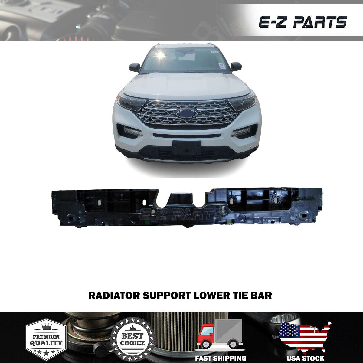For 2020-2022 Radiator Support Ford Explorer Lower Tie Bar