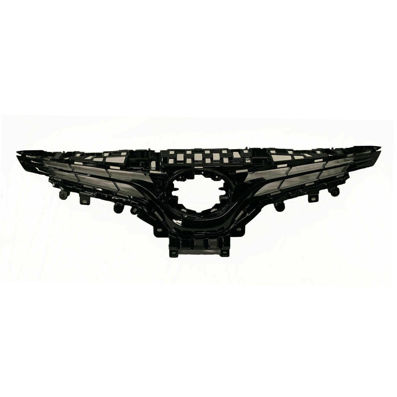 For 2018-2019 Toyota Camry Bumper Cover + Upper Grille + Lower Grille