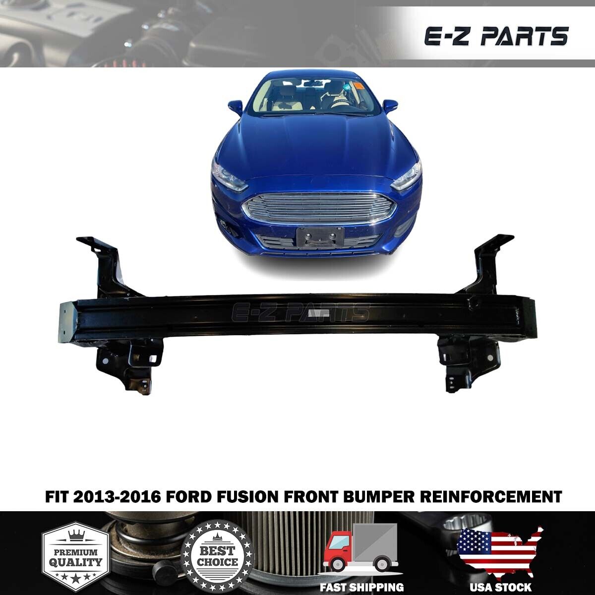 For 2013-2016 Ford Fusion Front Bumper Reinforcement FO1006262C DG9Z5410852A