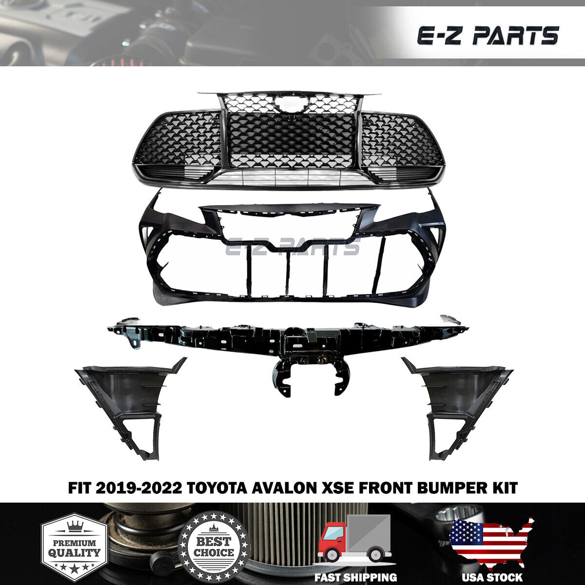 For 2019-2022 Toyota Avalon XSE Front Bumper Kit