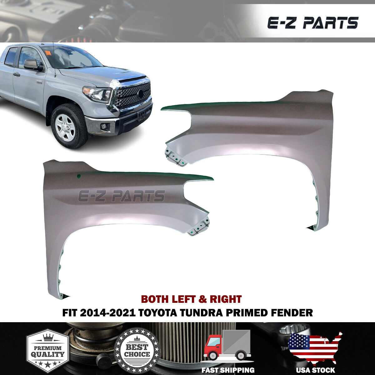 For 2014-2021 Toyota Tundra Both Left & Right Fenders