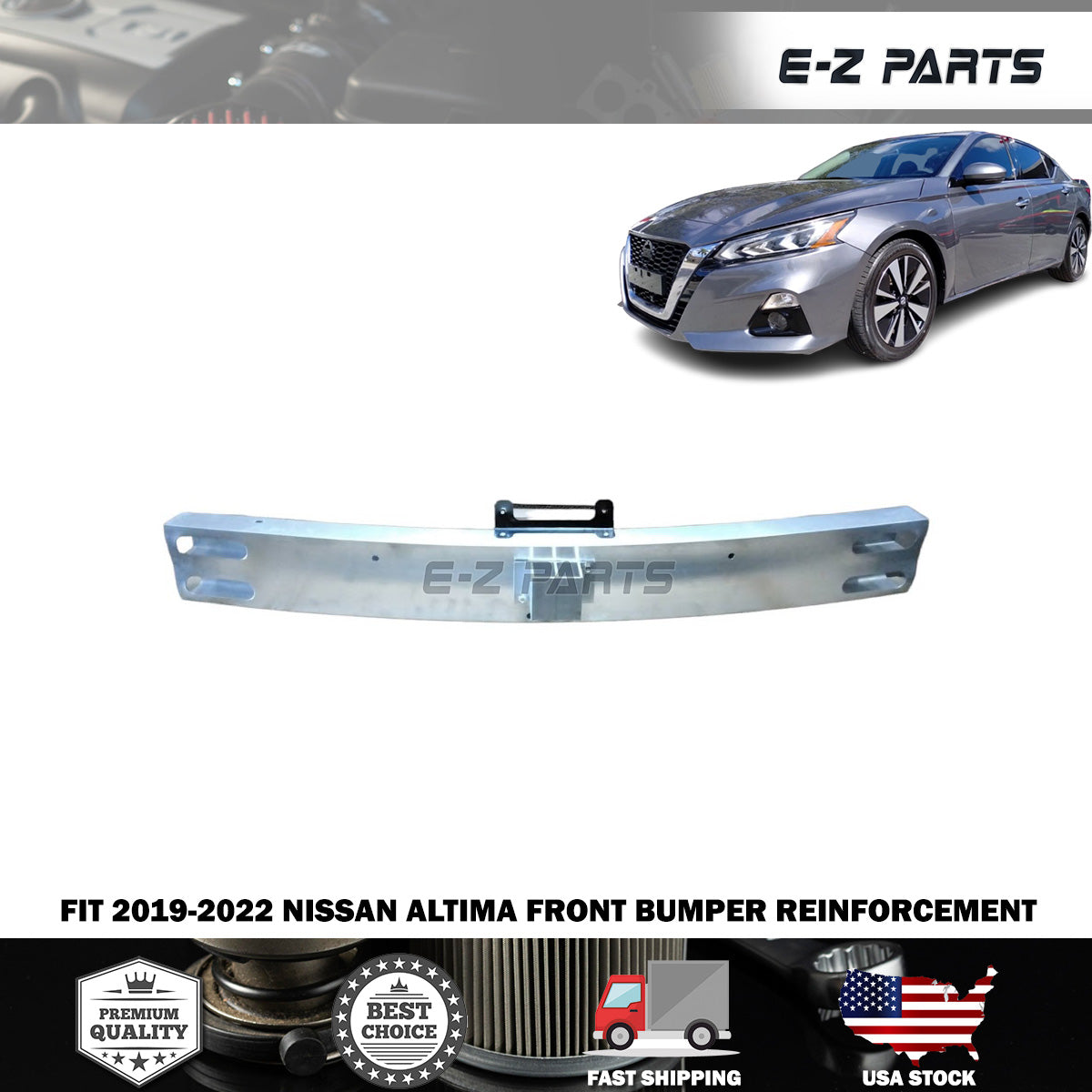 For 2019-2022 Nissan Altima Front Bumper Reinforcement