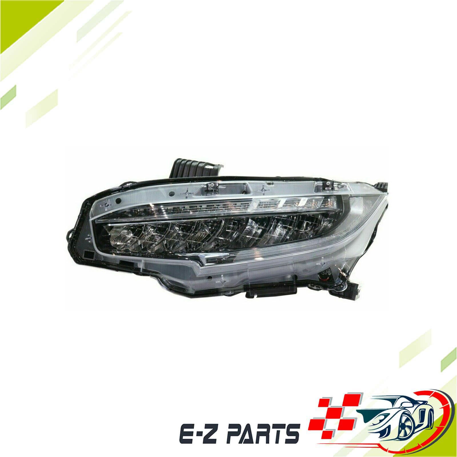 Premium Quality for 2016-2019 Honda Civic LED Headlight Hatchback or Sedan Left LH