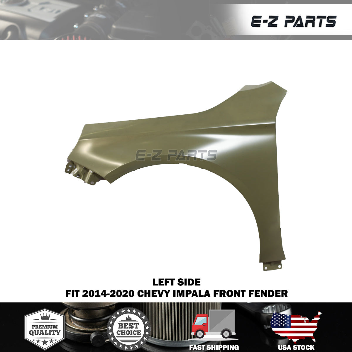 For 2014-2020 Chevy Impala Left Front Fender Driver Side LH