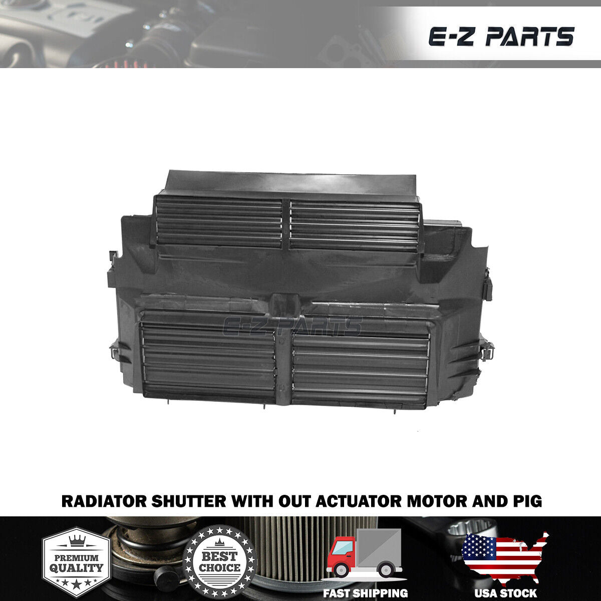 Premium Quality for 2012-2018 Ford Focus Radiator Shutter with Out Actuator Motor and Pig