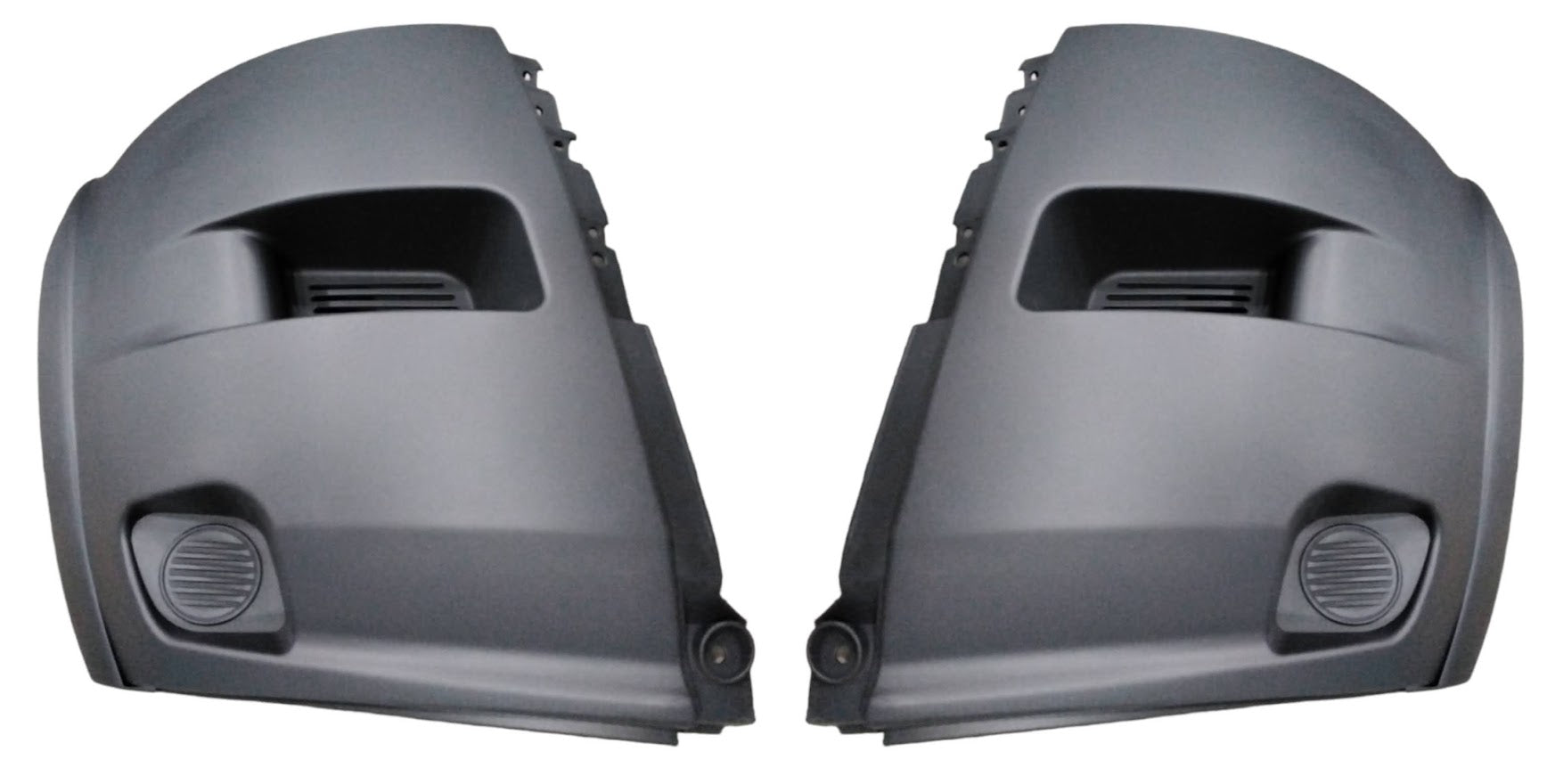For 2014-2018 RAM Promaster Front Both Left & Right Bumper Endcap Gray Without