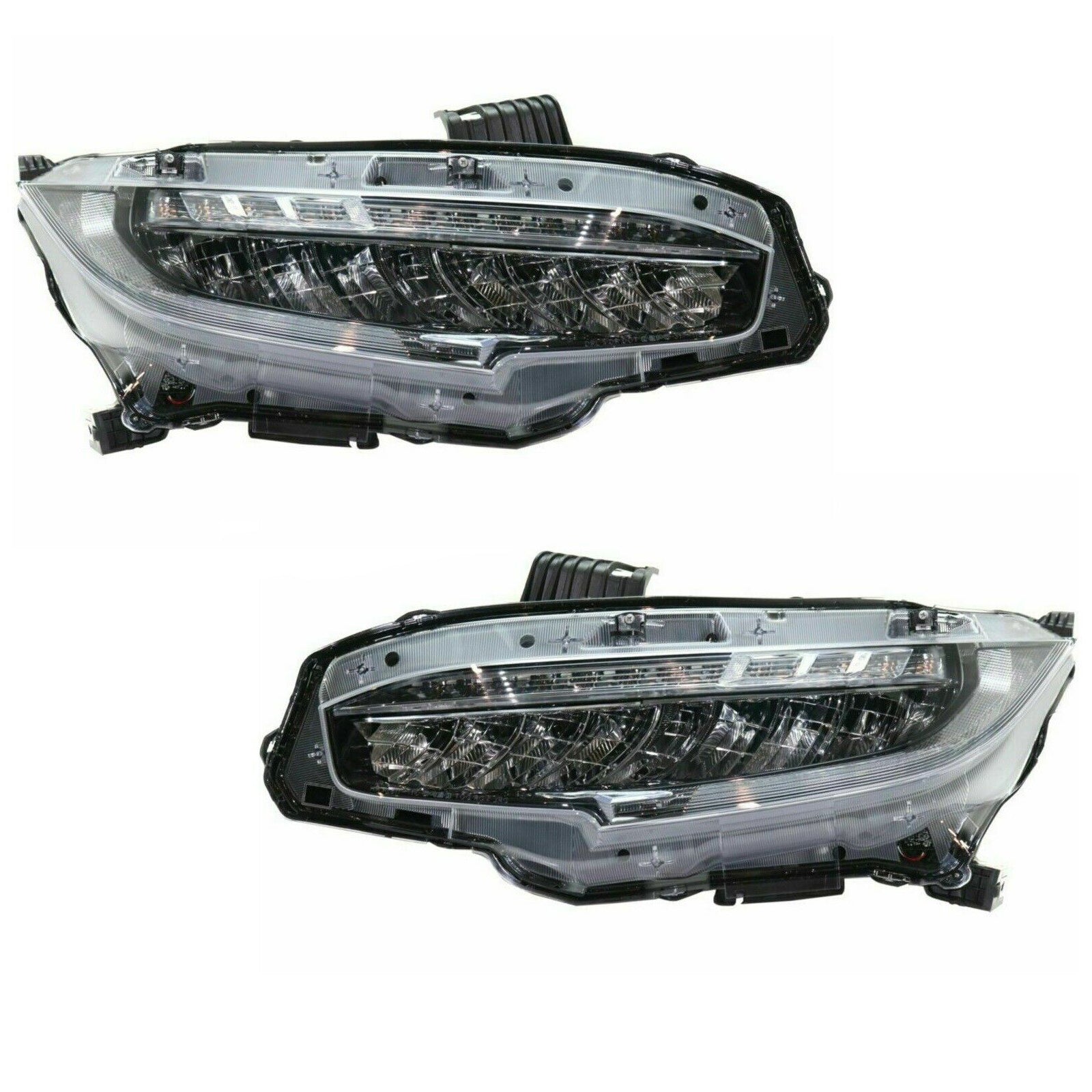 Premium Quality for 2016-2019 Honda Civic LED Headlight Hatchback or Sedan LH RH KIT