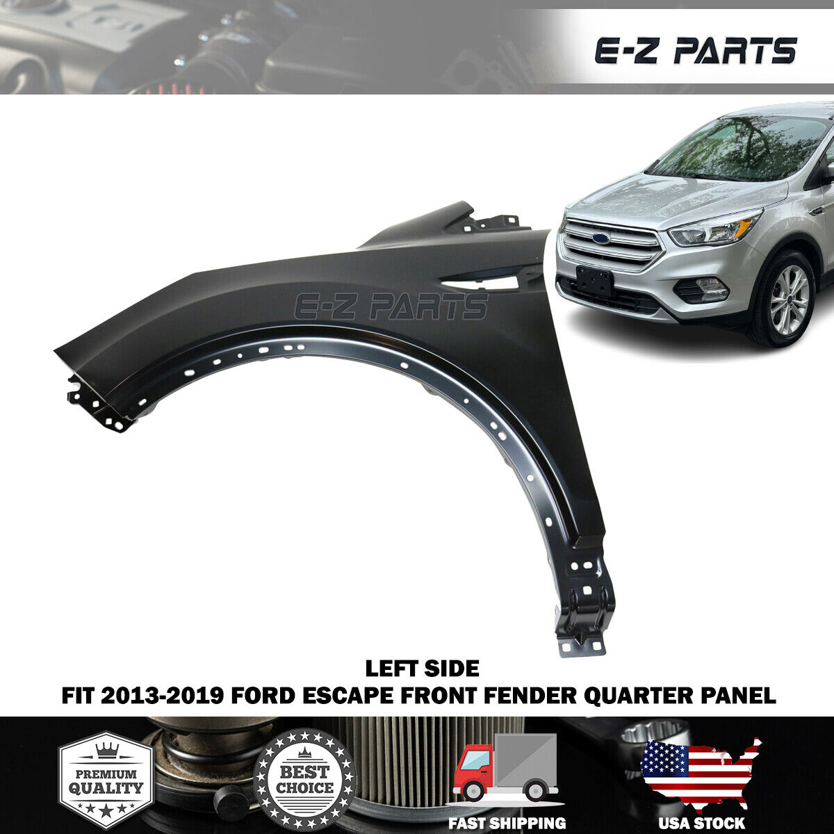 For 2013-2019 Ford Escape Front Fender Quarter Panel Left Driver