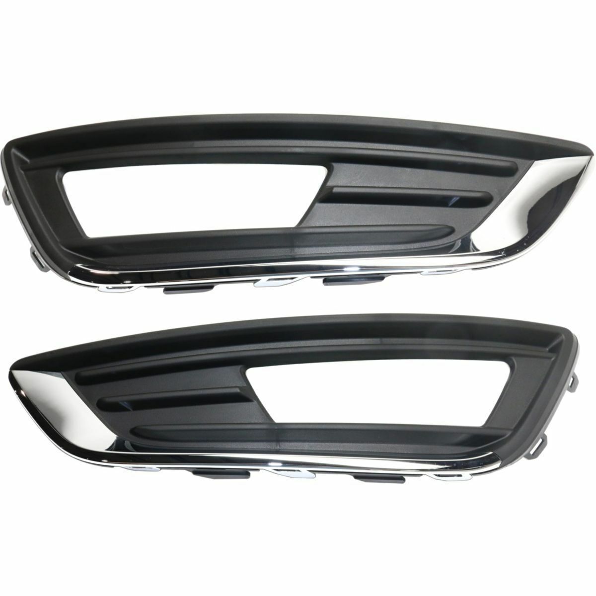 Premium Quality for 2015-2018 Ford Focus Fog Light Trims Set Driver & Passenger Side LH RH Pair