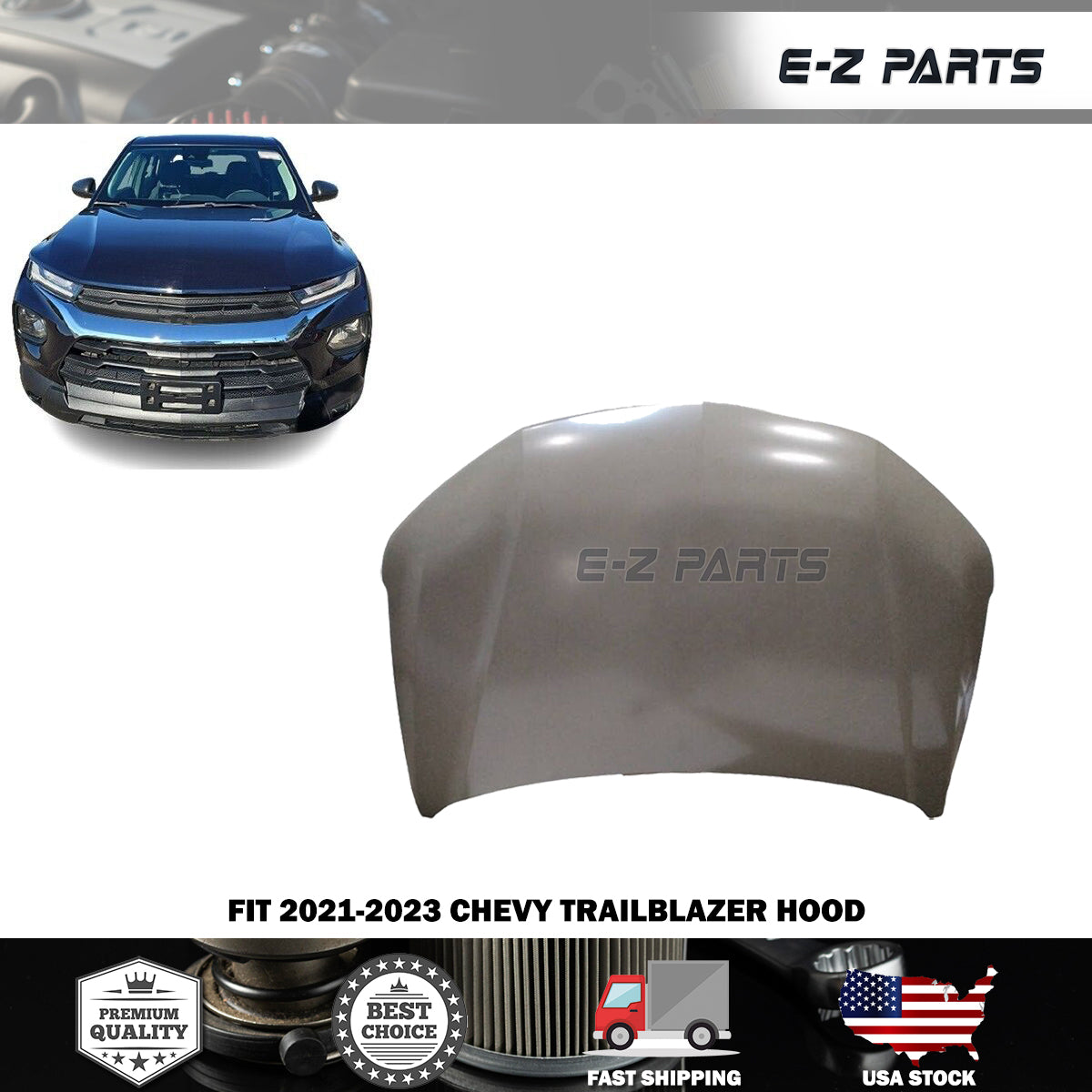 Fit 2021-2023 Chevy Trailblazer Hood