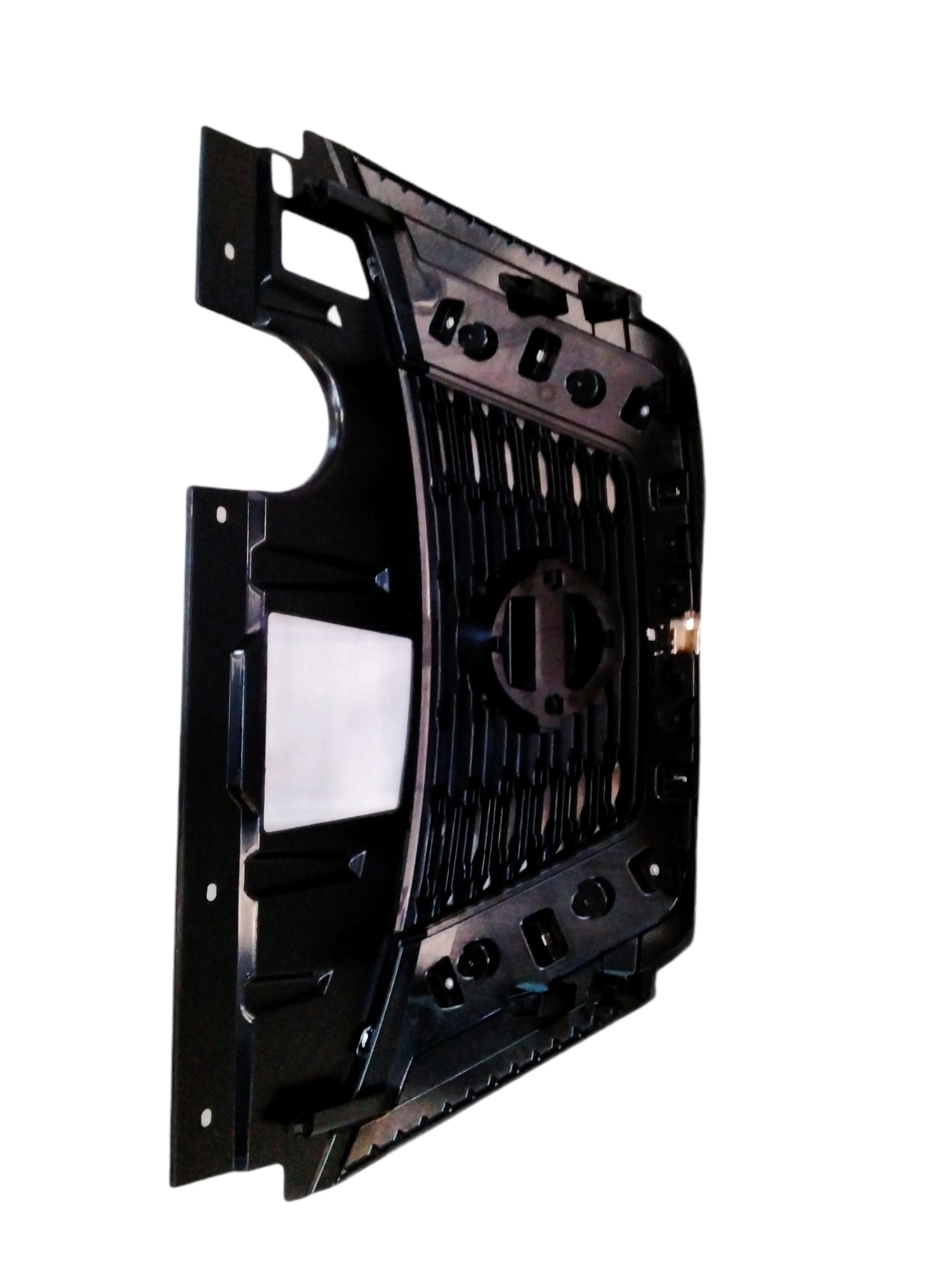 For 2017-2019 Nissan Rogue Front Bumper Upper Hood Grille Black/Chrome Trim