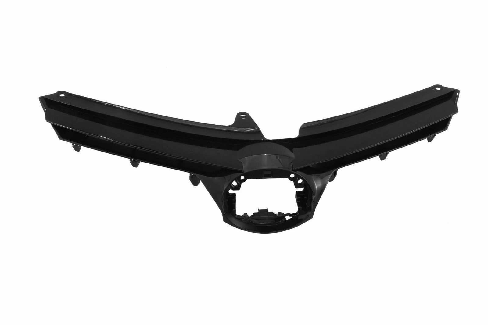 For 2017-2018 Toyota Corolla Front Upper Hood Grille LE XLE Style Glossy Black