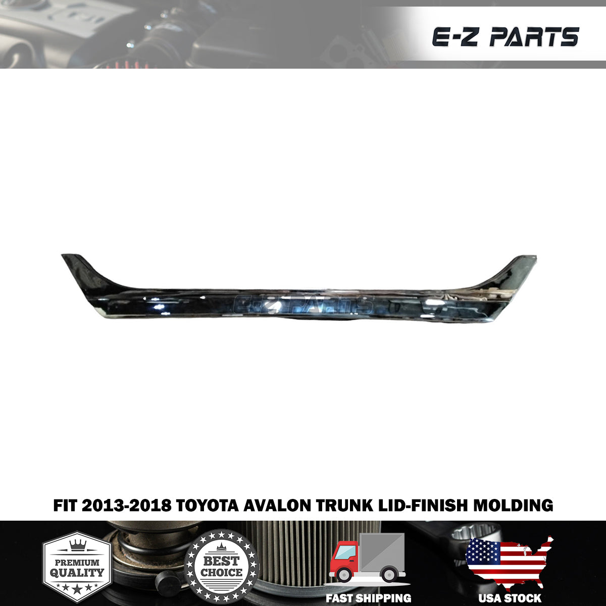 For 2013-2018 Toyota Avalon Trunk Lid-Finish Molding