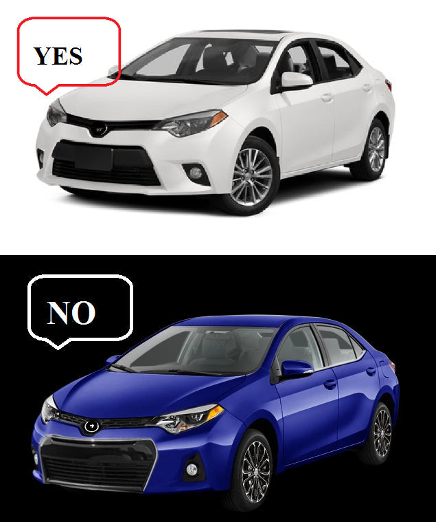 For 2014-2016 Toyota Corolla L LE Front Upper Grilles