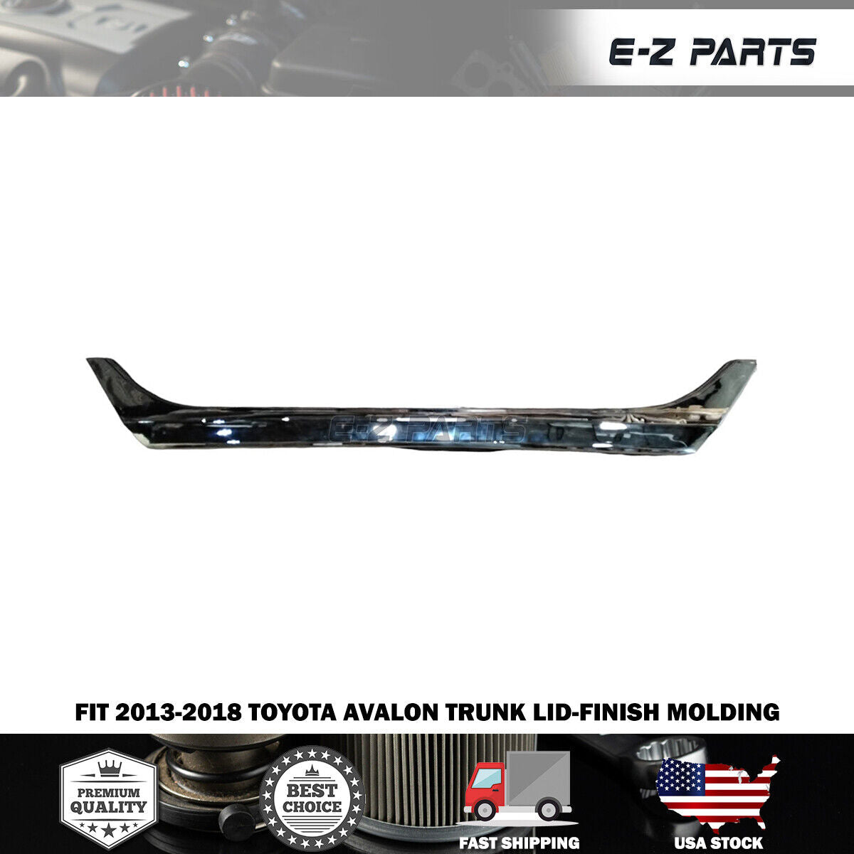 For 2013-2018 Toyota Avalon Trunk Lid-Finish Molding