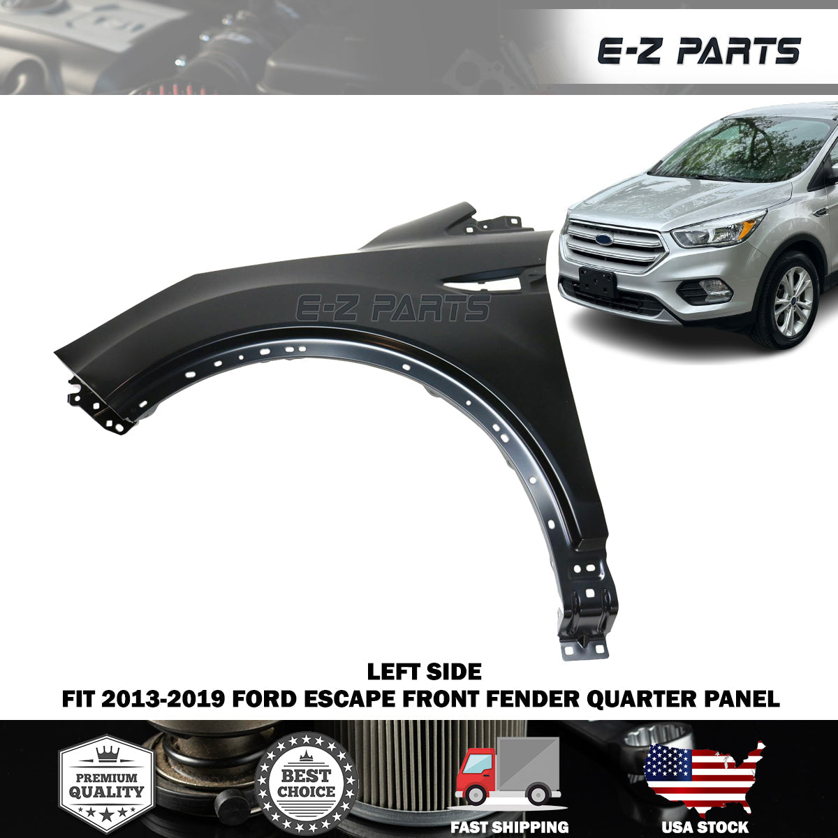 For 2013-2019 Ford Escape Front Fender Quarter Panel Left Driver